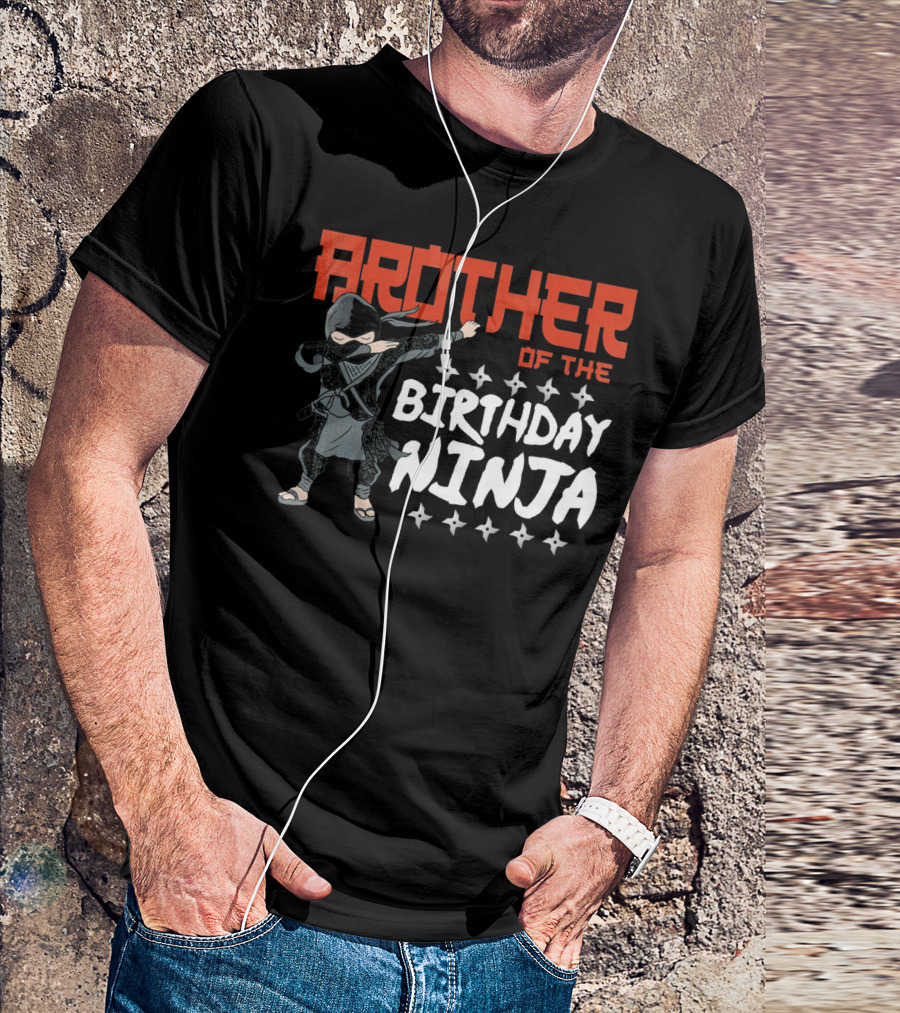 BROTHER OF THE BIRTHDAY NINJA T-Shirt