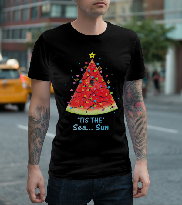 Melon 'Tis The Sea. Sun Christmas In July T-Shirt