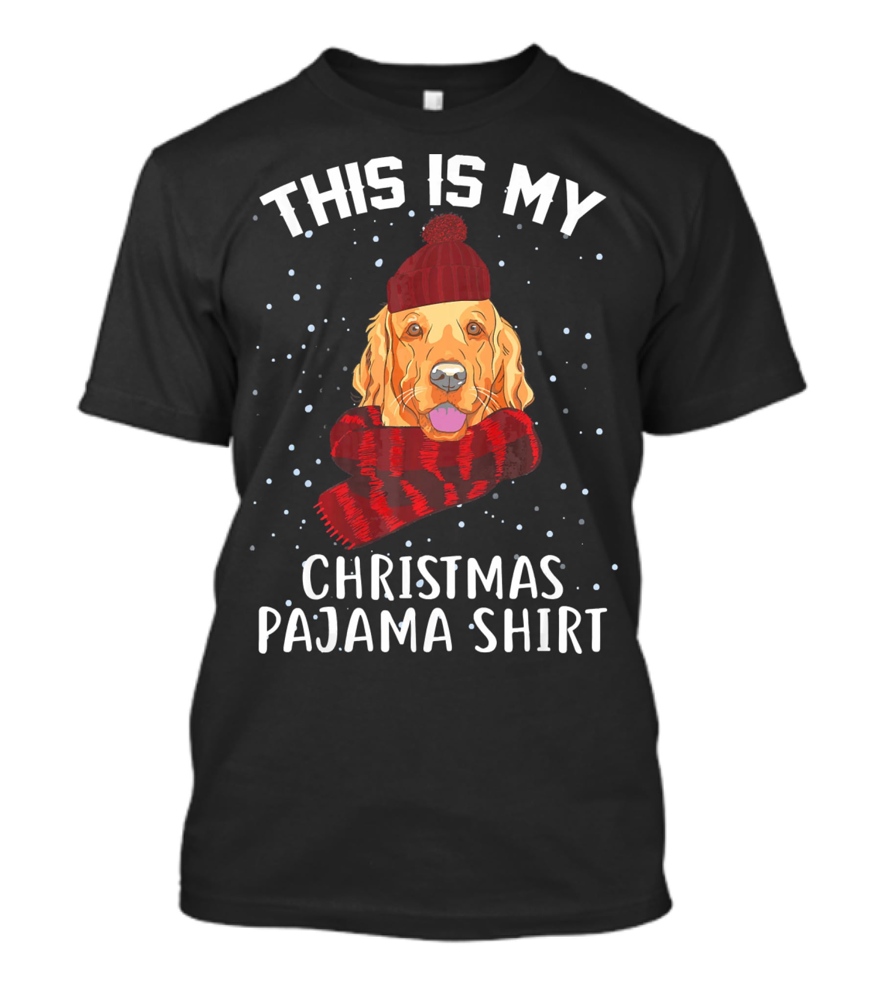 This Is My Christmas Pajama Shirt Golden Retriever T-Shirt