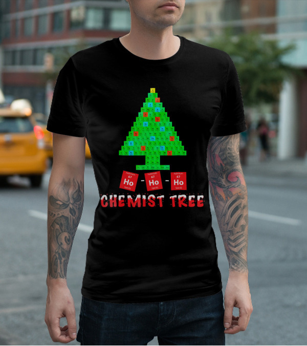 Chemist Tree Ho Ho Ho Unique Chemistry T-Shirt