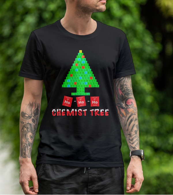 Chemist Tree Ho Ho Ho Unique Chemistry T-Shirt