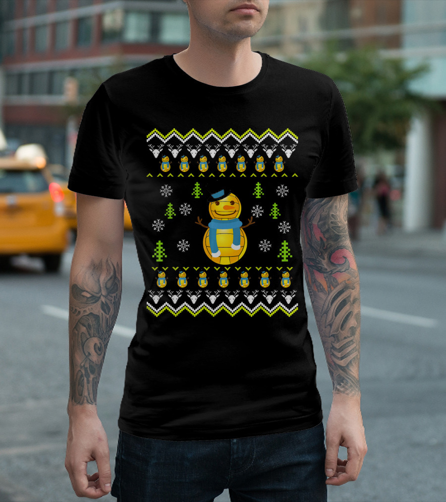 Water Polo Snowman Ugly Christmas T-Shirt