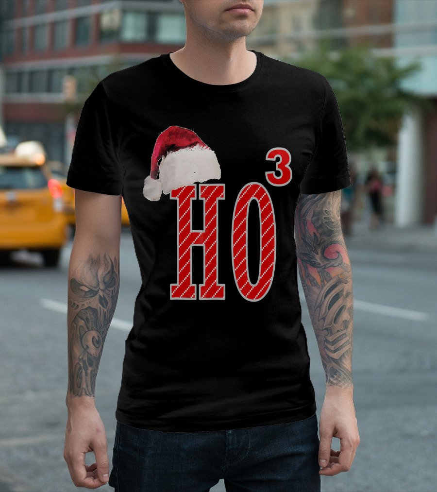 Ugly Christmas Santa Hat Ho Ho³ T-Shirt