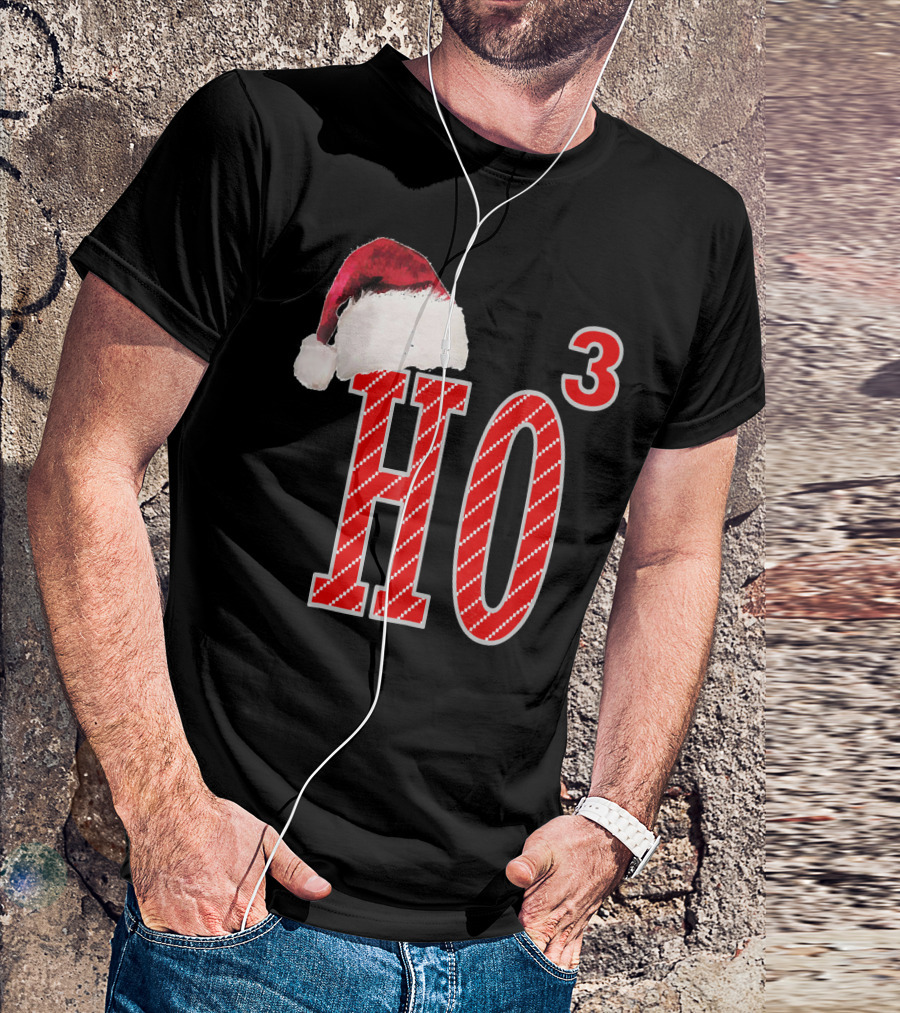 Ugly Christmas Santa Hat Ho Ho³ T-Shirt