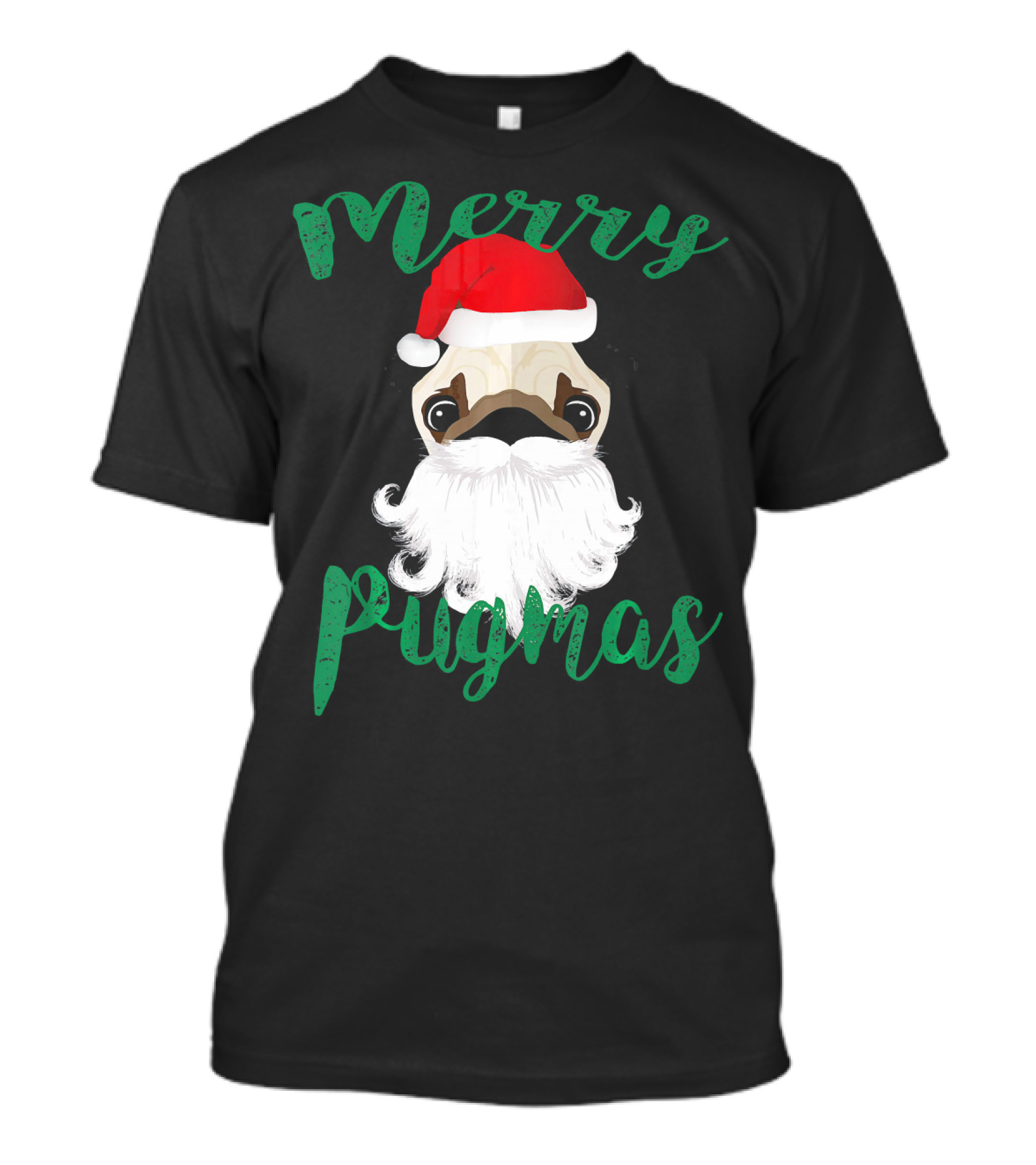Merry Pugmas Pug Pug T-Shirt