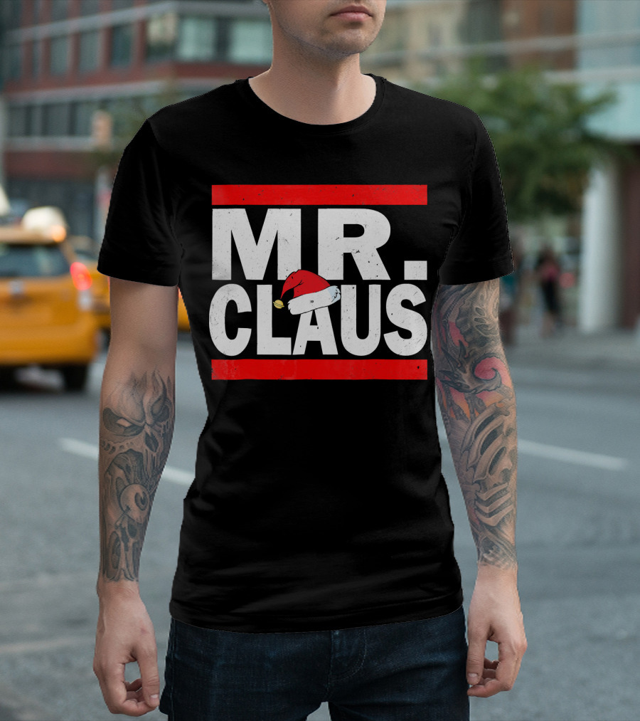 MR CLAUS Christmas Santa Hat T-Shirt