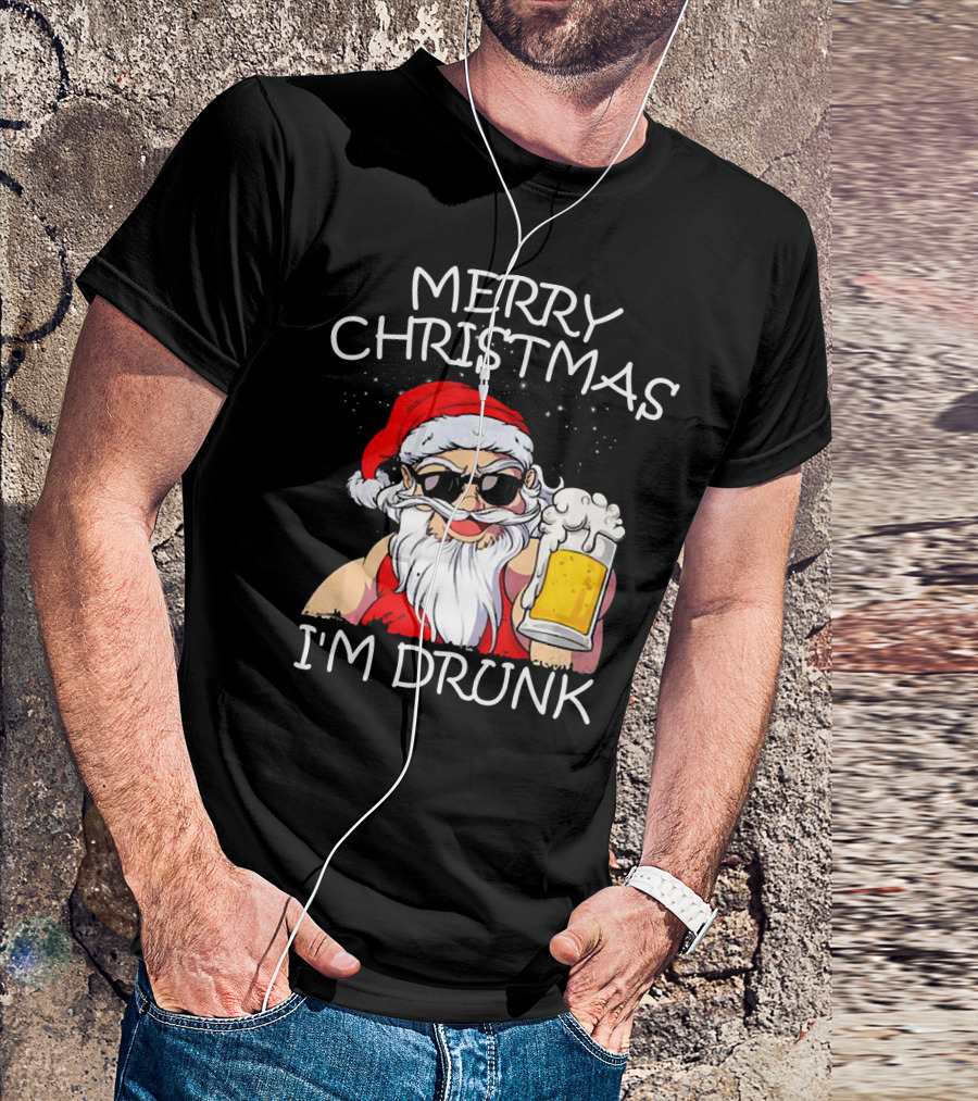 Merry Christmas Santa I'm Drunk T-Shirt
