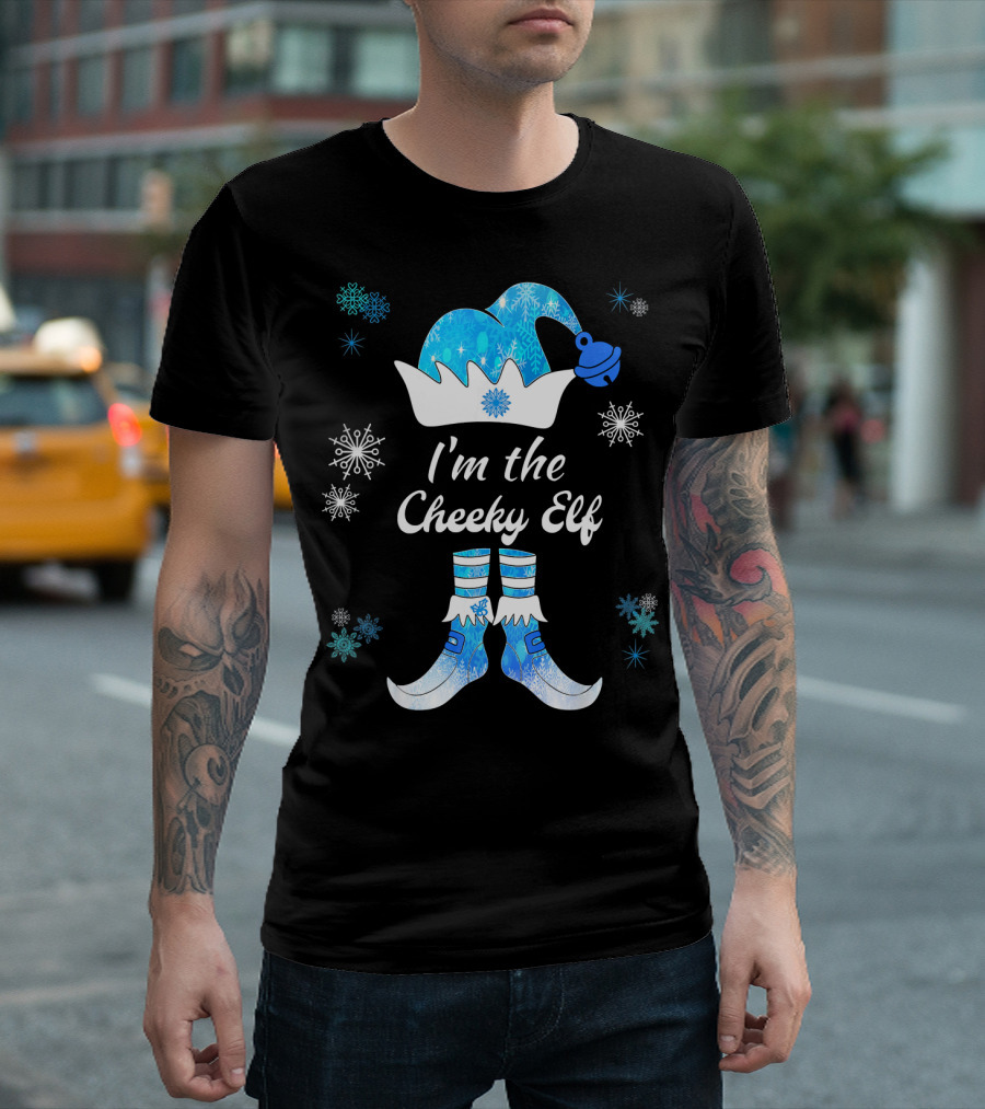 I'm The Cheeky Elf Snowflakes Family Matching Group T-Shirt
