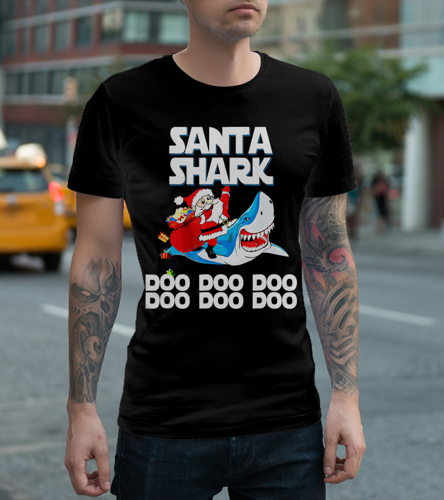 SANTA SHARK DOO DOO DOO DOO DOO DOO T-Shirt