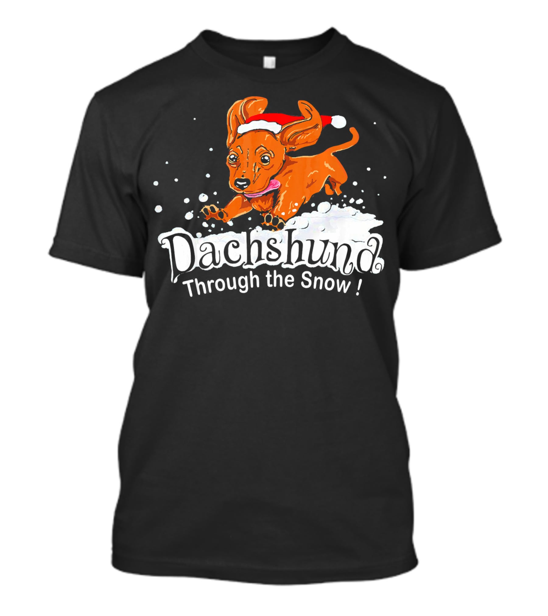 Dachshund Through The Snow T-Shirt