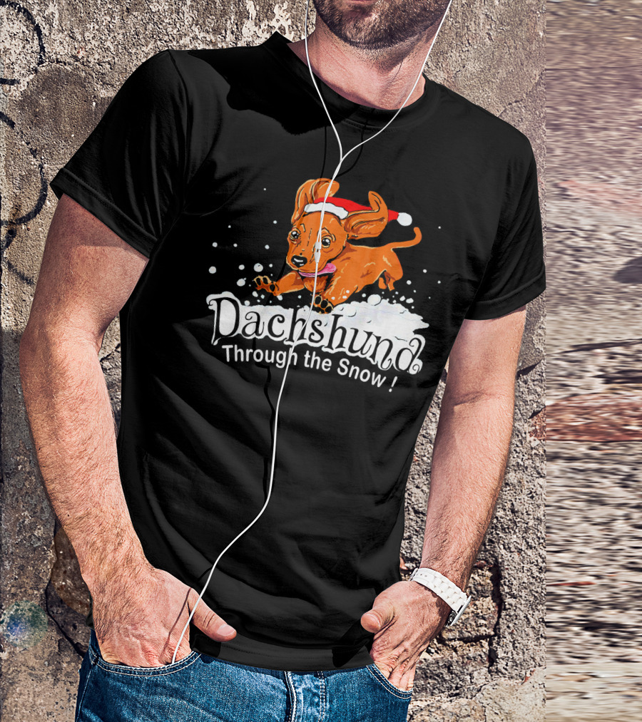 Dachshund Through The Snow T-Shirt