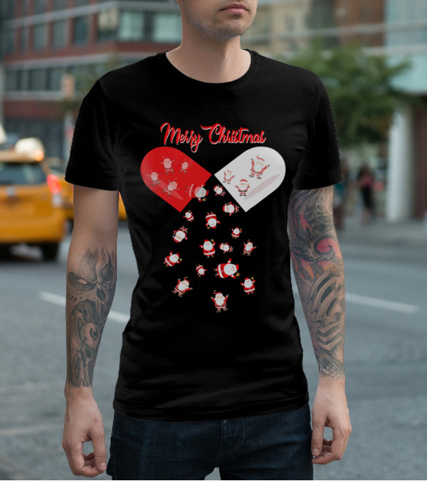 Merry Christmas Santa Capsule Fun T-Shirt