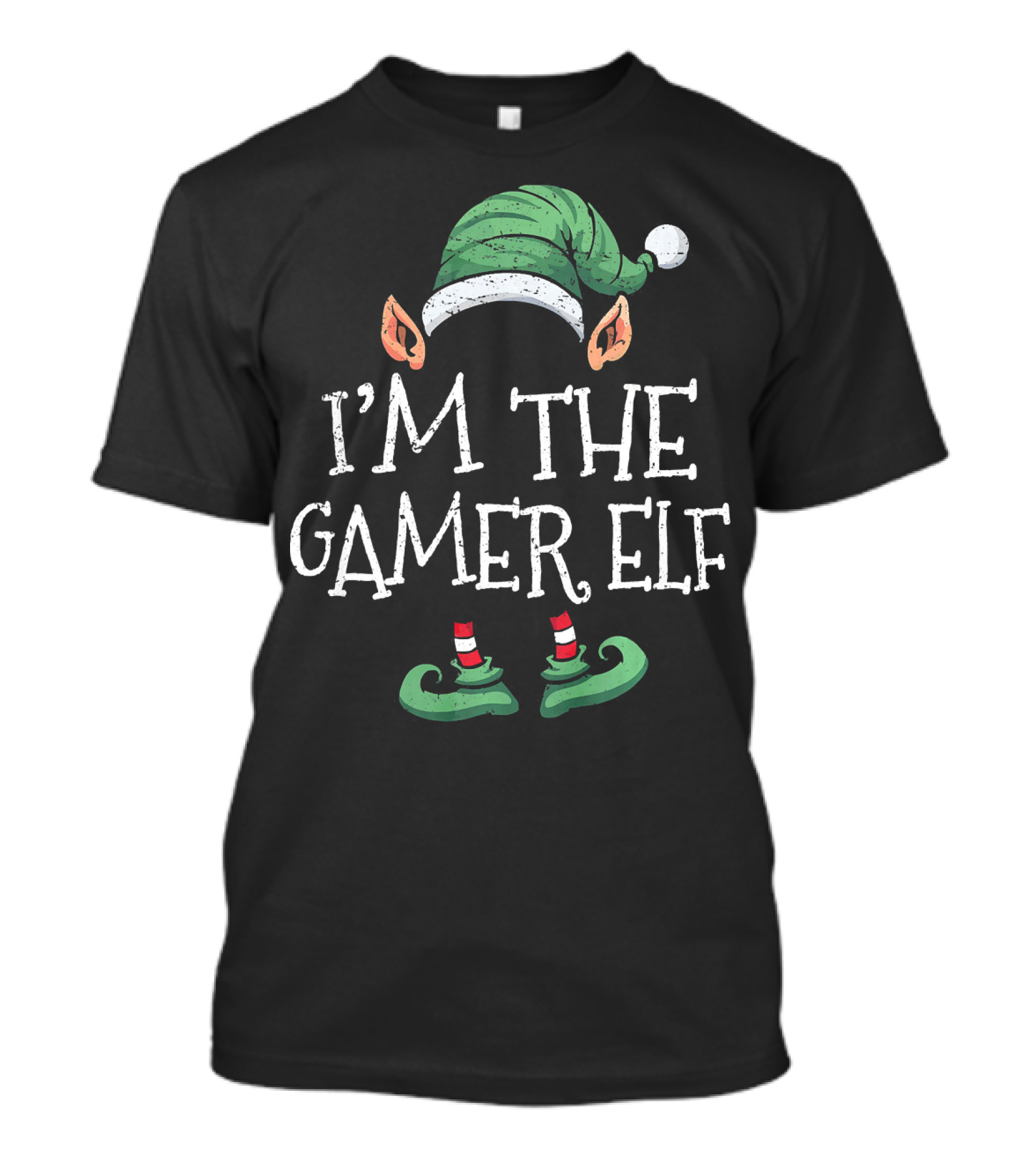 I'm The Gamer Elf Family Group Christmas T-Shirt