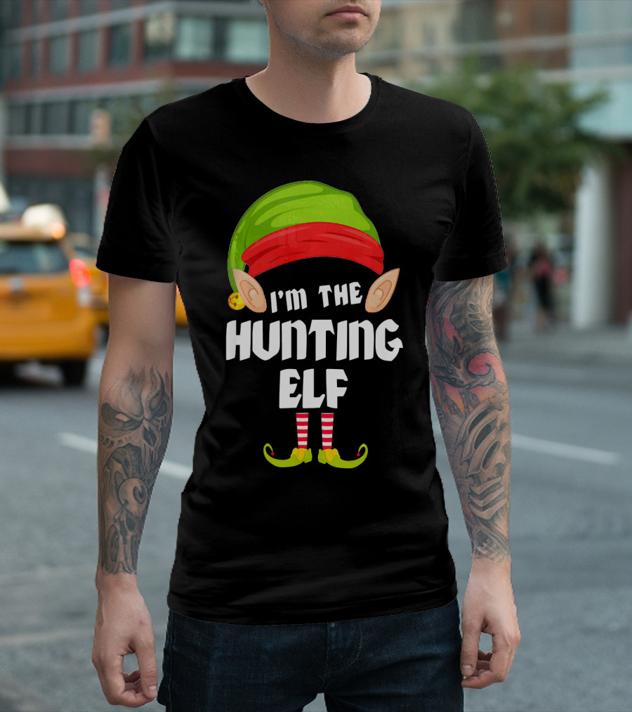 I'm the Funny Hunting Elf Matching Family Group T-Shirt