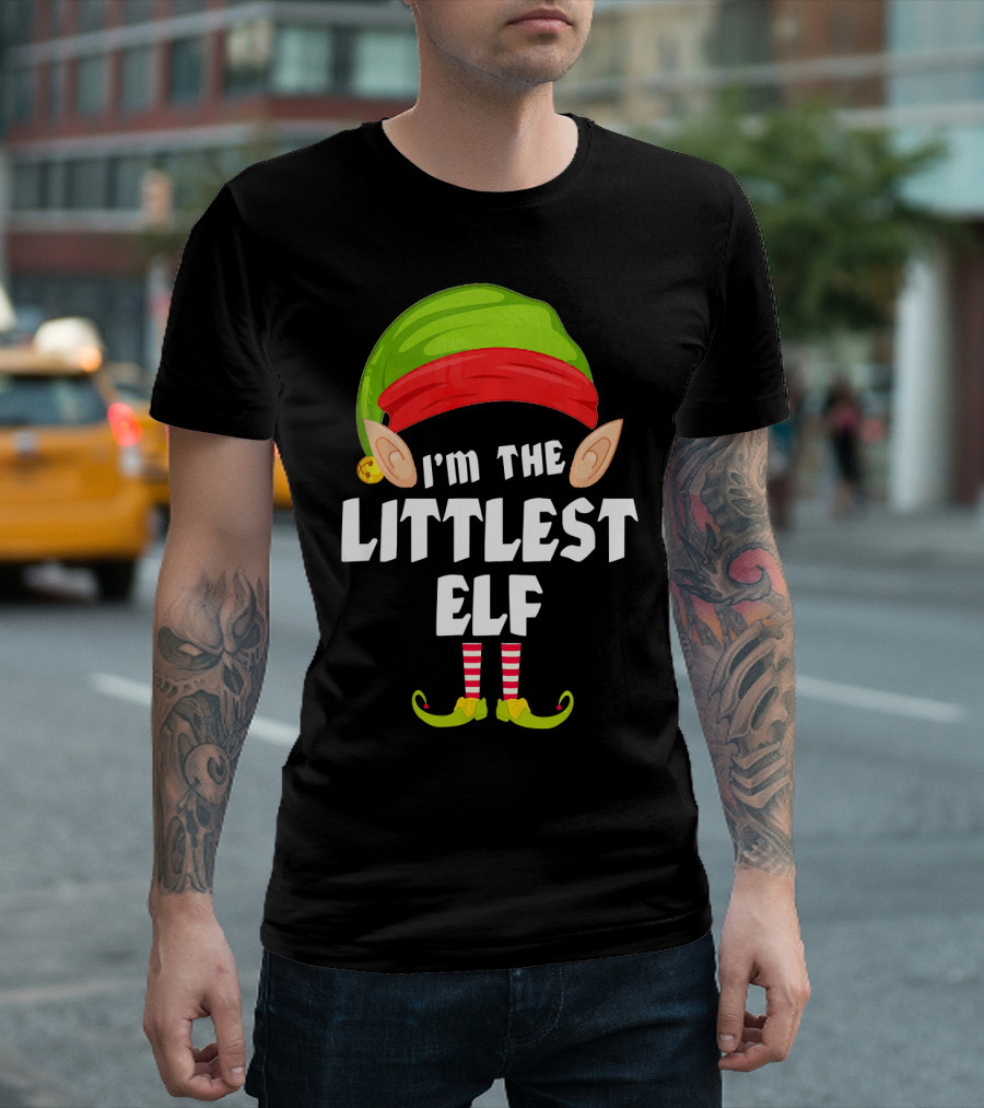 I'm The Littlest Elf Matching Family Group T-Shirt