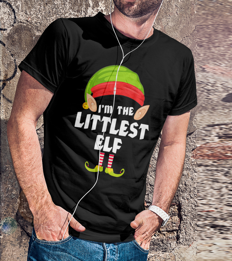 I'm The Littlest Elf Matching Family Group T-Shirt