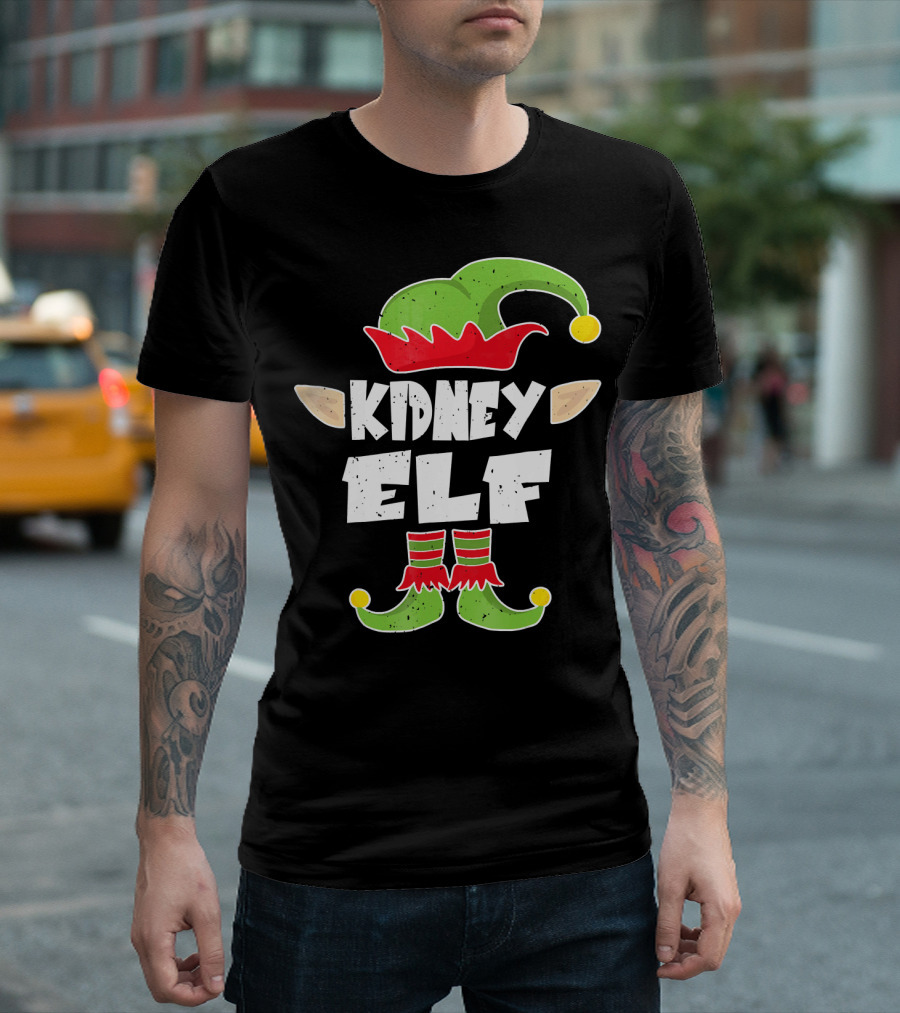 Kidney Elf Squad Nephrology Festive T-Shirt
