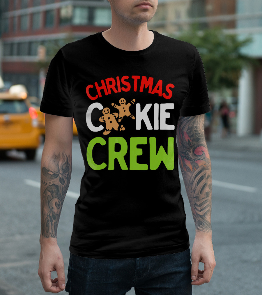 Christmas Cookie Crew with Gingerbread Iconic Festive T-Shirt