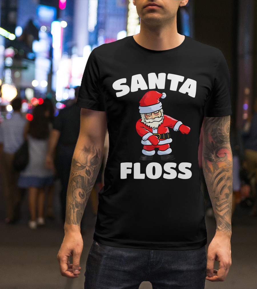 Santa Floss Dance Christmas Moves T-Shirt