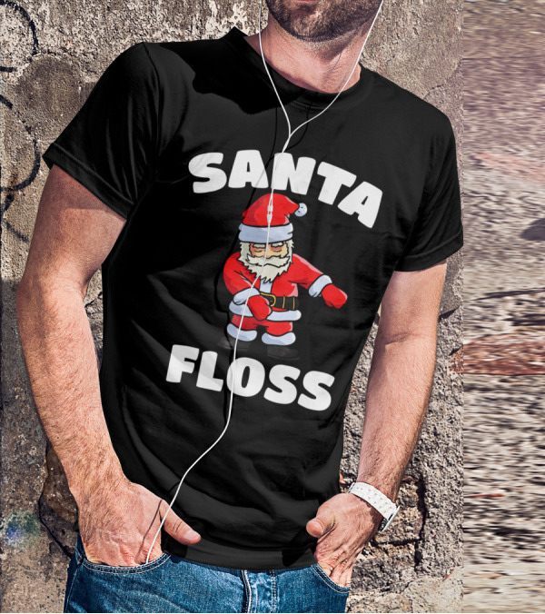 Santa Floss Dance Christmas Moves T-Shirt