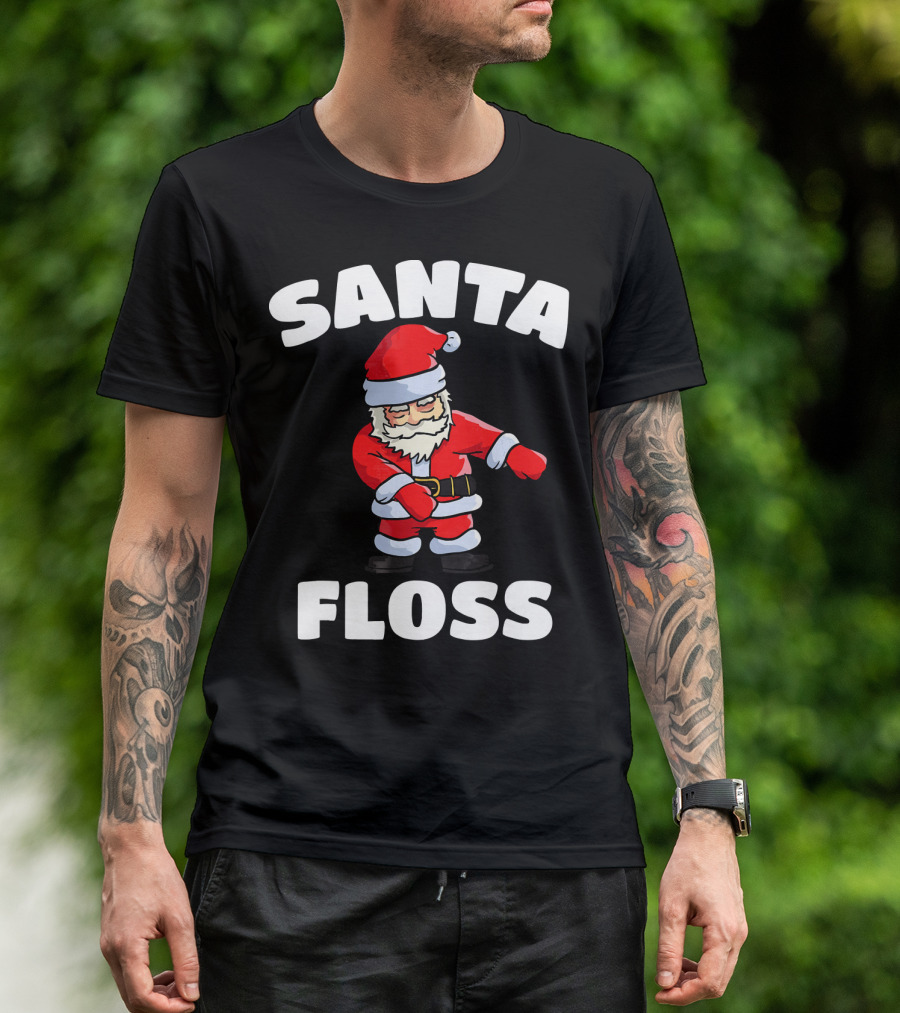 Santa Floss Dance Christmas Moves T-Shirt
