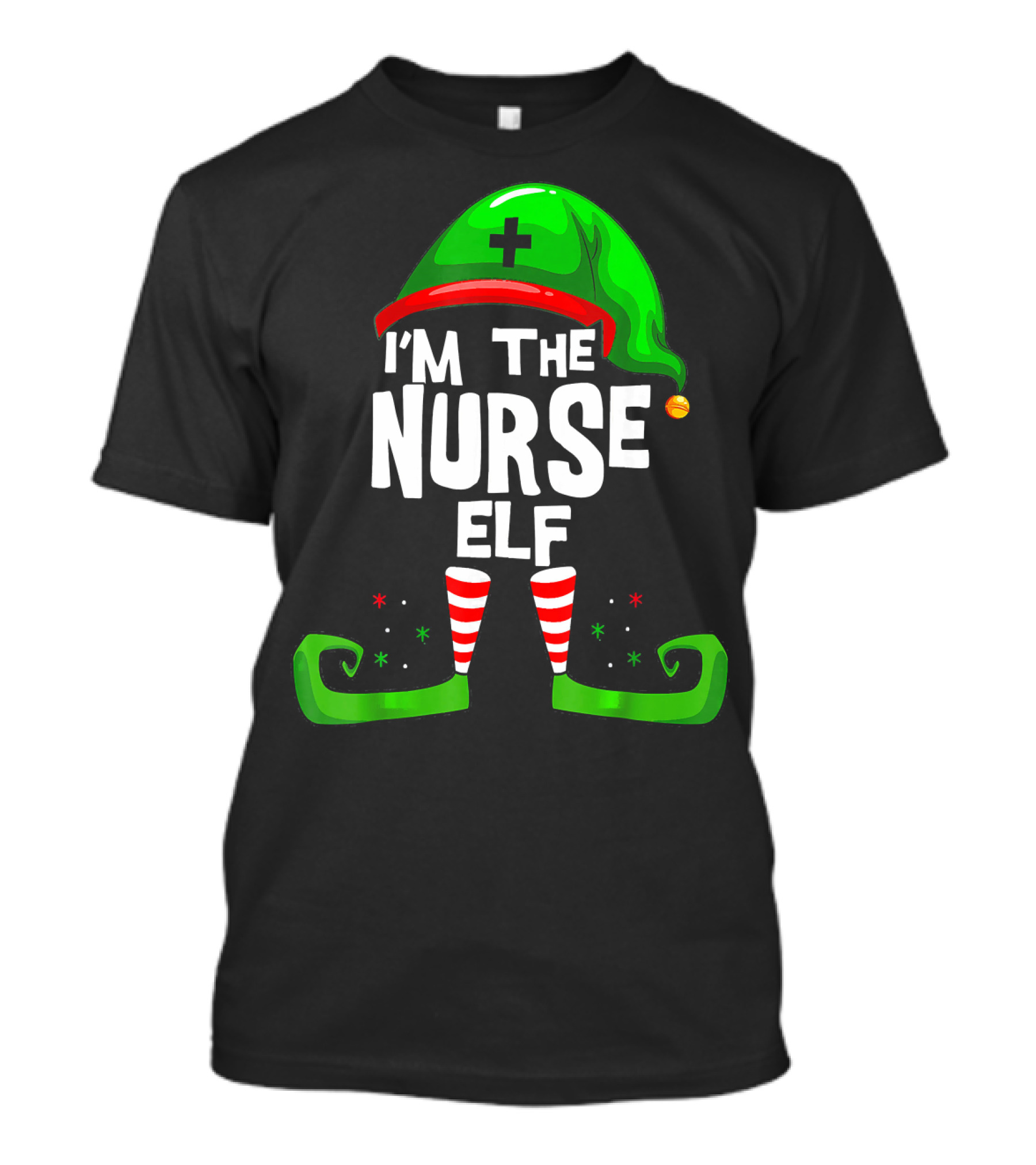 I'm The Nurse Elf RN Nurse Elf Christmas Costume T-Shirt