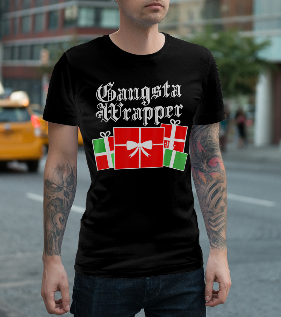 Gangsta Wrapper Christmas Gift Boxes T-Shirt