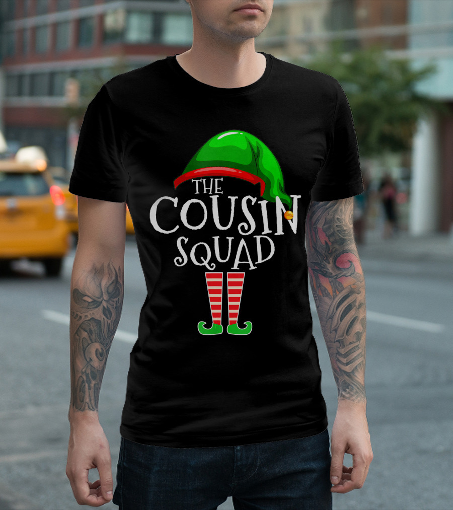 The Cousin Squad Elf Family Matching Group T-Shirt