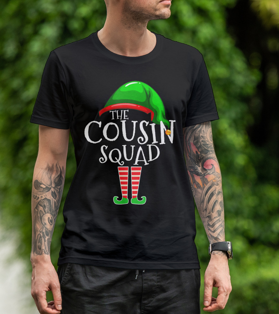 The Cousin Squad Elf Family Matching Group T-Shirt
