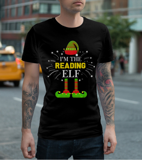 I'm The Reading Elf Festive Family Christmas T-Shirt