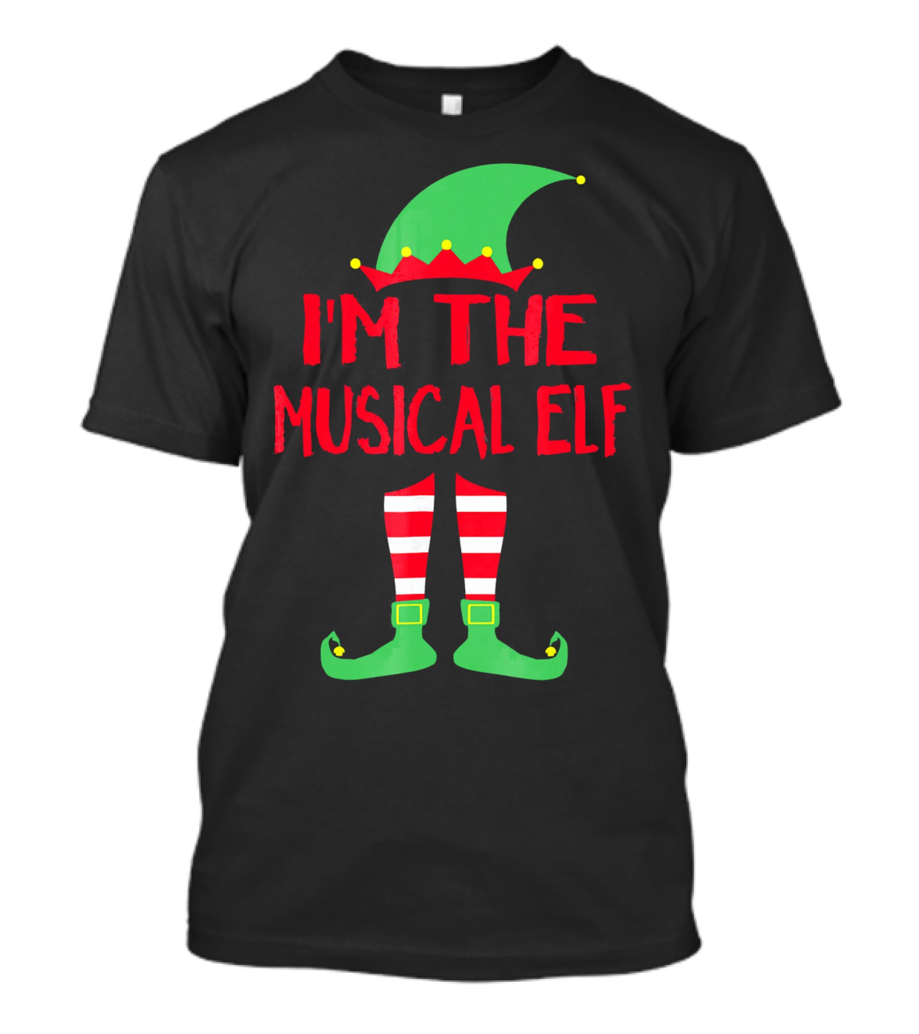 I'm The Musical Elf Matching Family Christmas Pajama Party T-Shirt