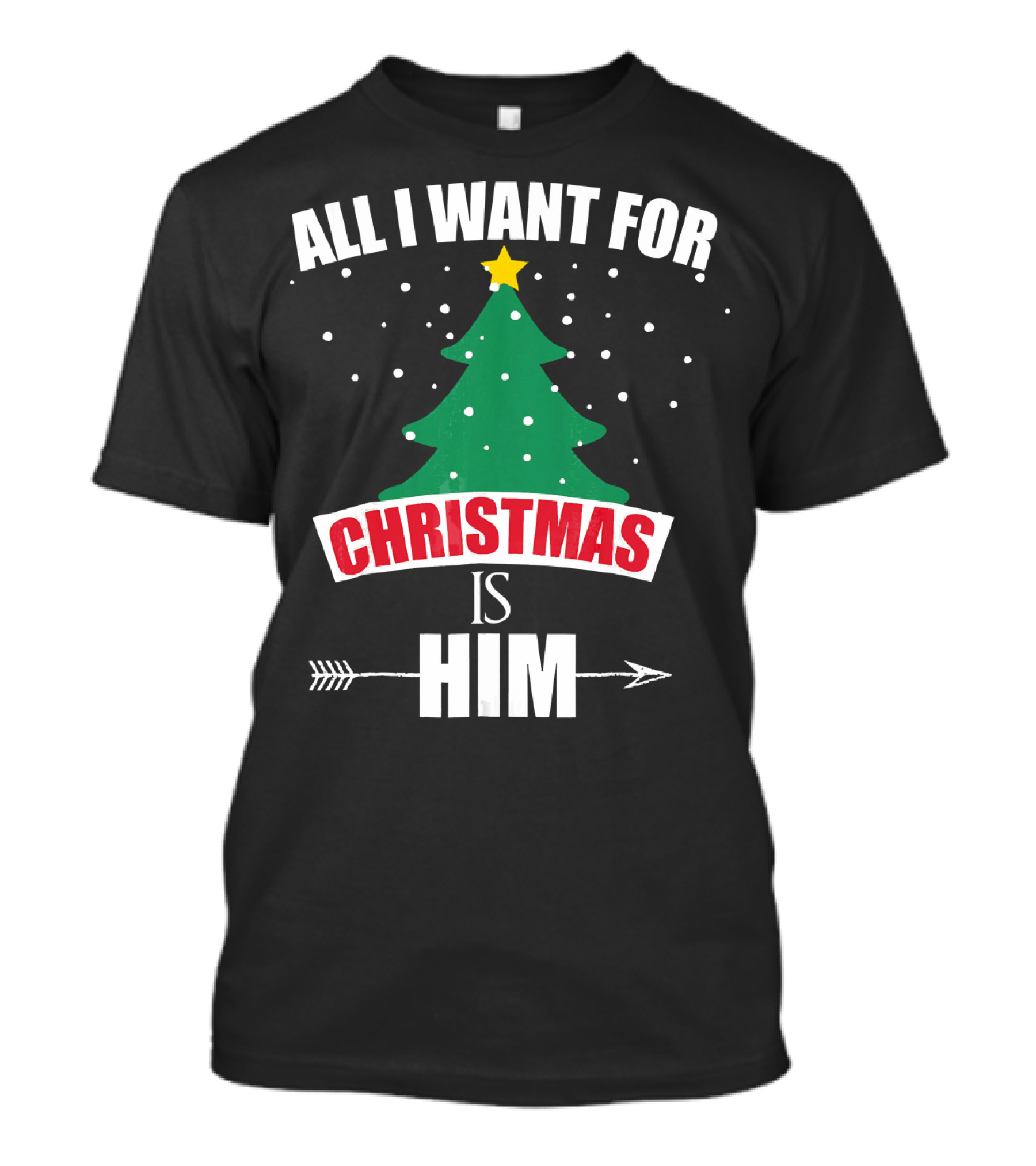 All I Want For Christmas Is Him T-Shirt