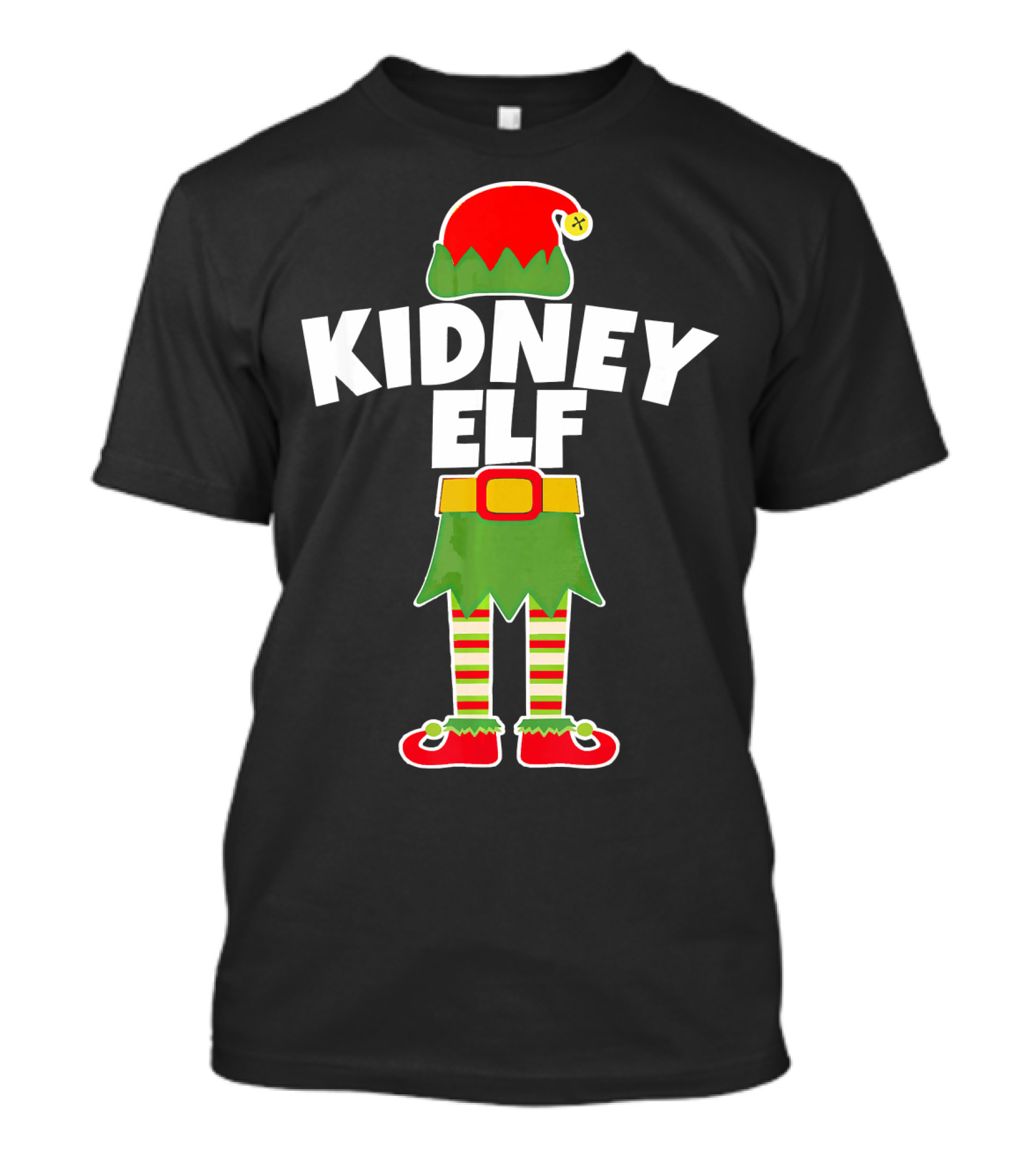 Kidney Elf Nephrologist Nephrology Nurse Christmas T-Shirt