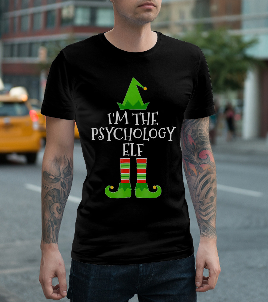 I'm the Psychology Elf Matching Group Christmas T-Shirt