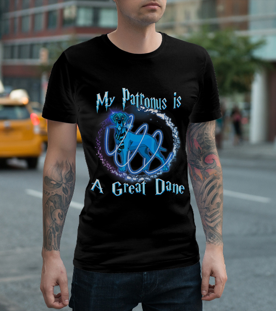 My Patronus Is A Great Dane Magical Dog T-Shirt