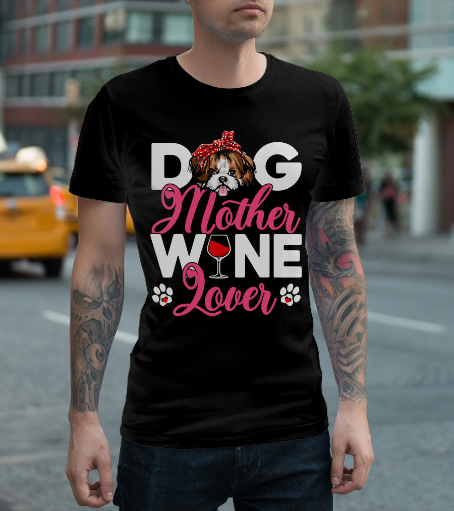 Cute Shih Tzu Dog Mother Lover T-Shirt