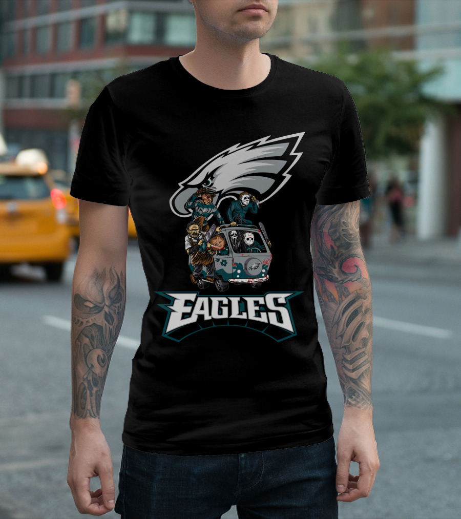 Eagles Horror Movies Edition Van Mashup T-Shirt