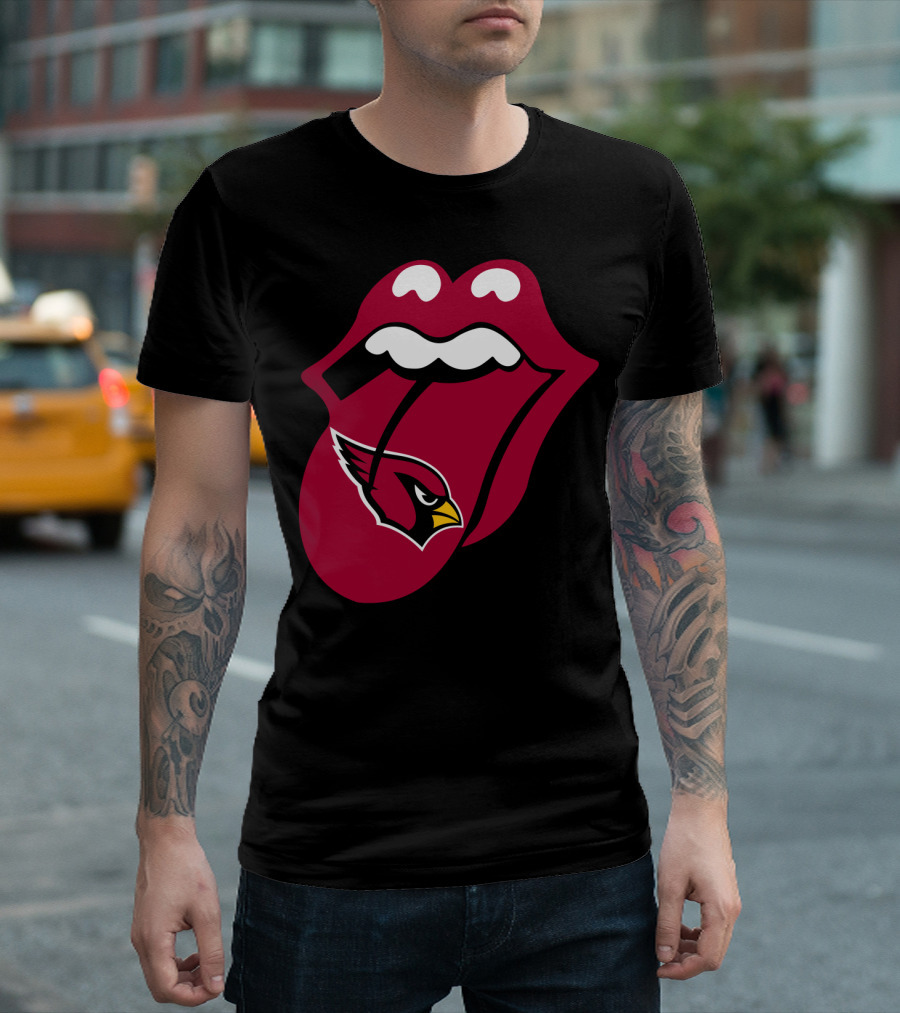 Arizona Cardinals Logo Tongue Icon T-Shirt