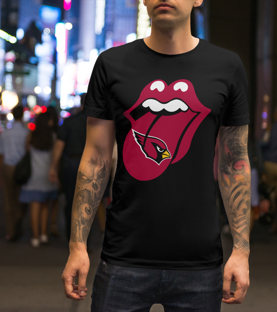 Arizona Cardinals Logo Tongue Icon T-Shirt