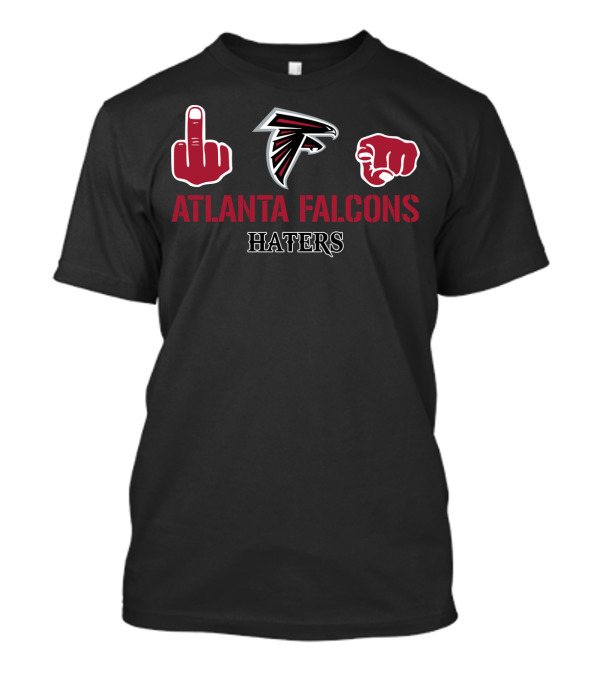 Atlanta Falcons Haters Logo And Gesture T-Shirt