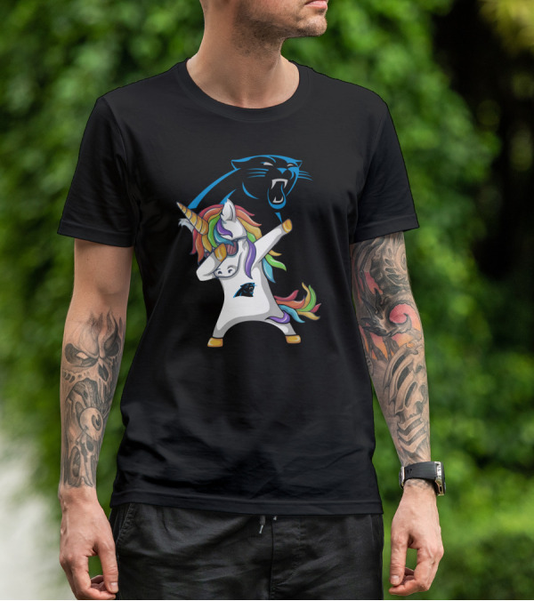 Carolina Panthers Dab Unicorn T-Shirt