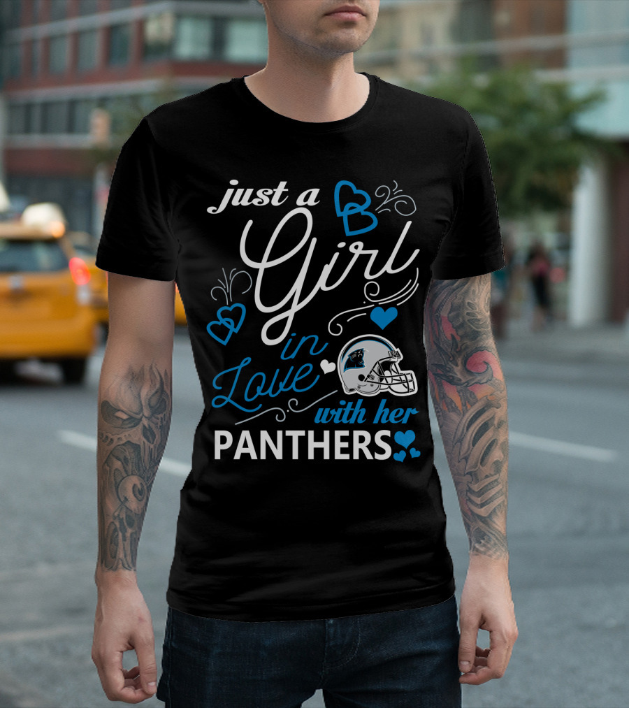 Just A Girl In Love With Her Panthers T-Shirt