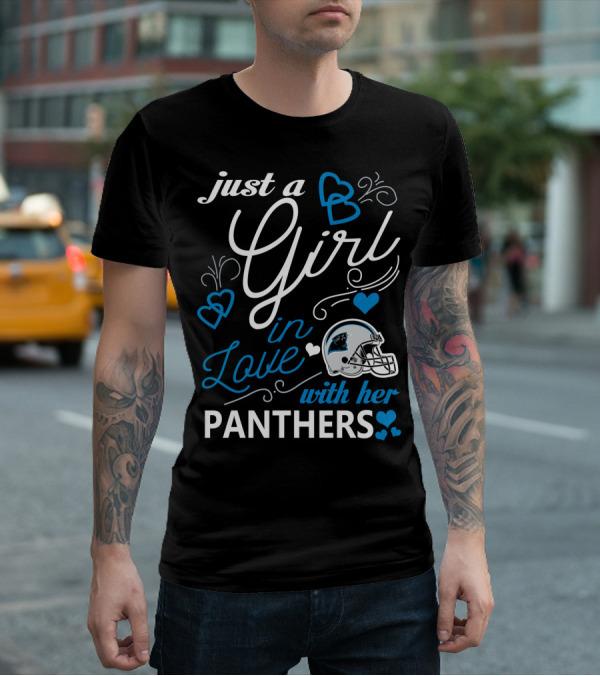 Just A Girl In Love With Her Panthers T-Shirt