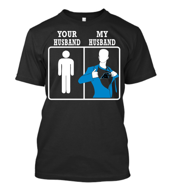 Your Husband My Husband Carolina Panthers T-Shirt