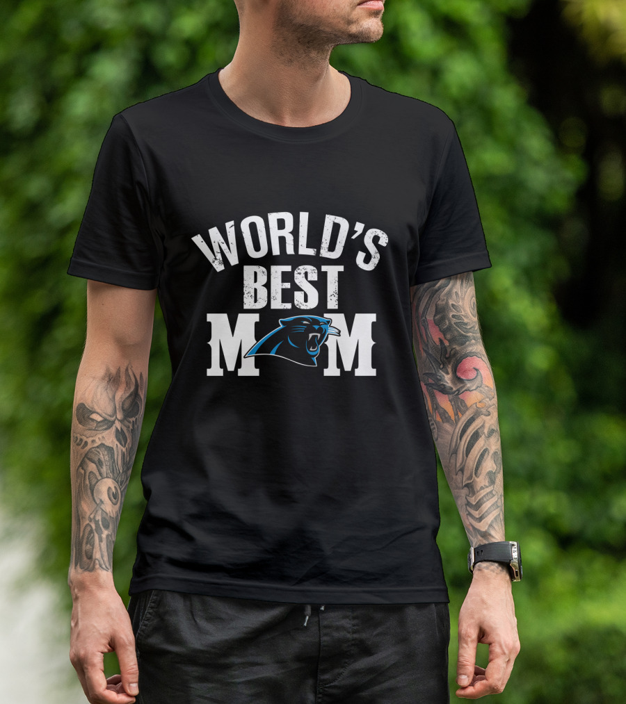 World's Best Mom Carolina Panthers T-Shirt