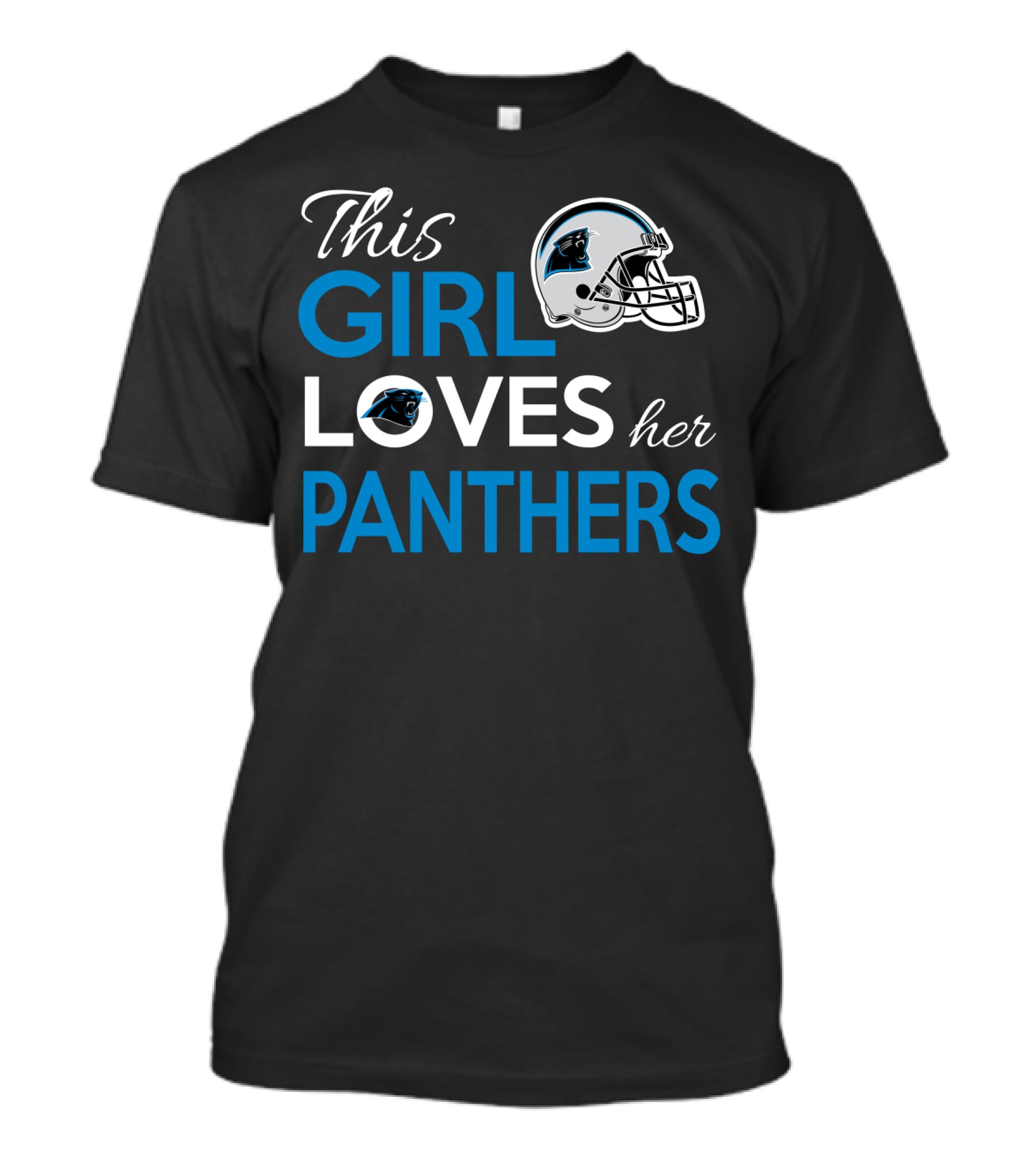 This Girl Loves Her Carolina Panthers T-Shirt