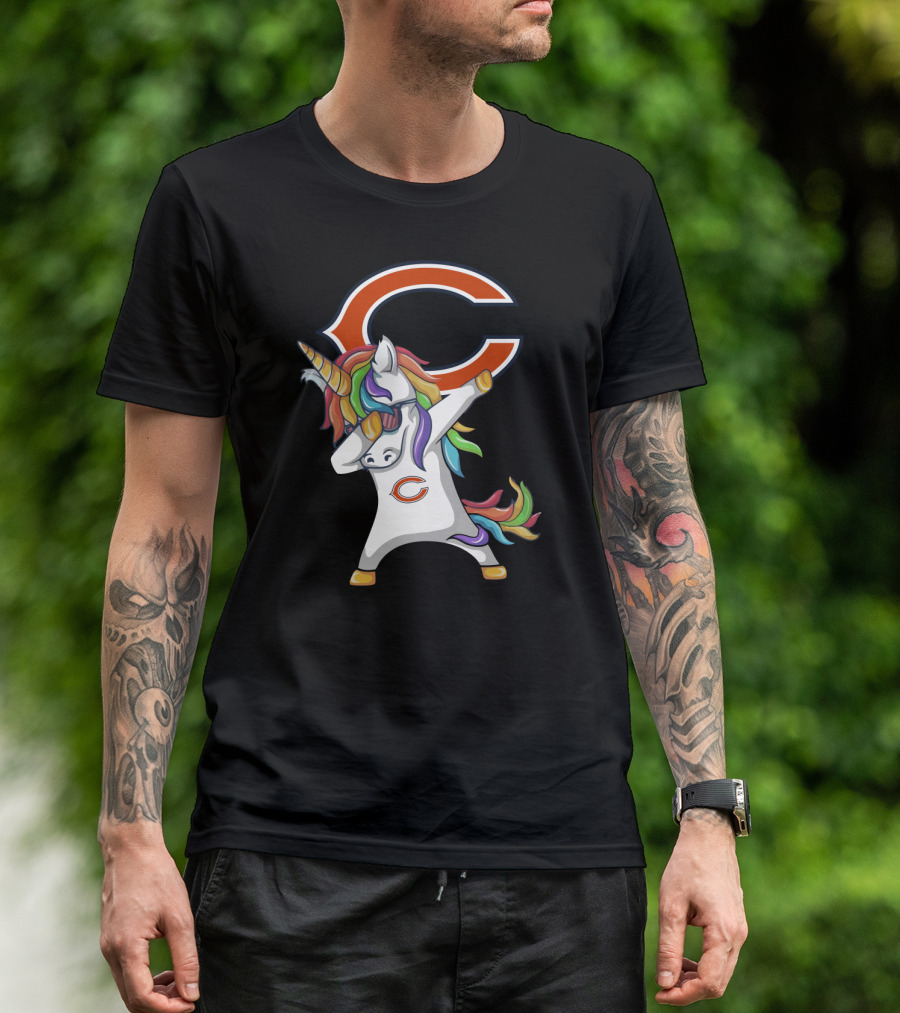 Chicago Bears Unicorn Dab T-Shirt