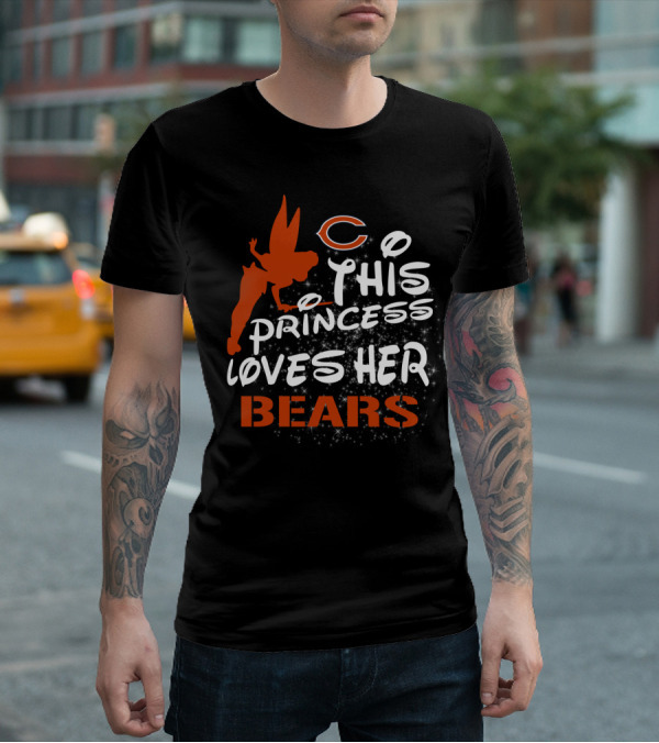 This Princess Loves Her Chicago Bears T-Shirt