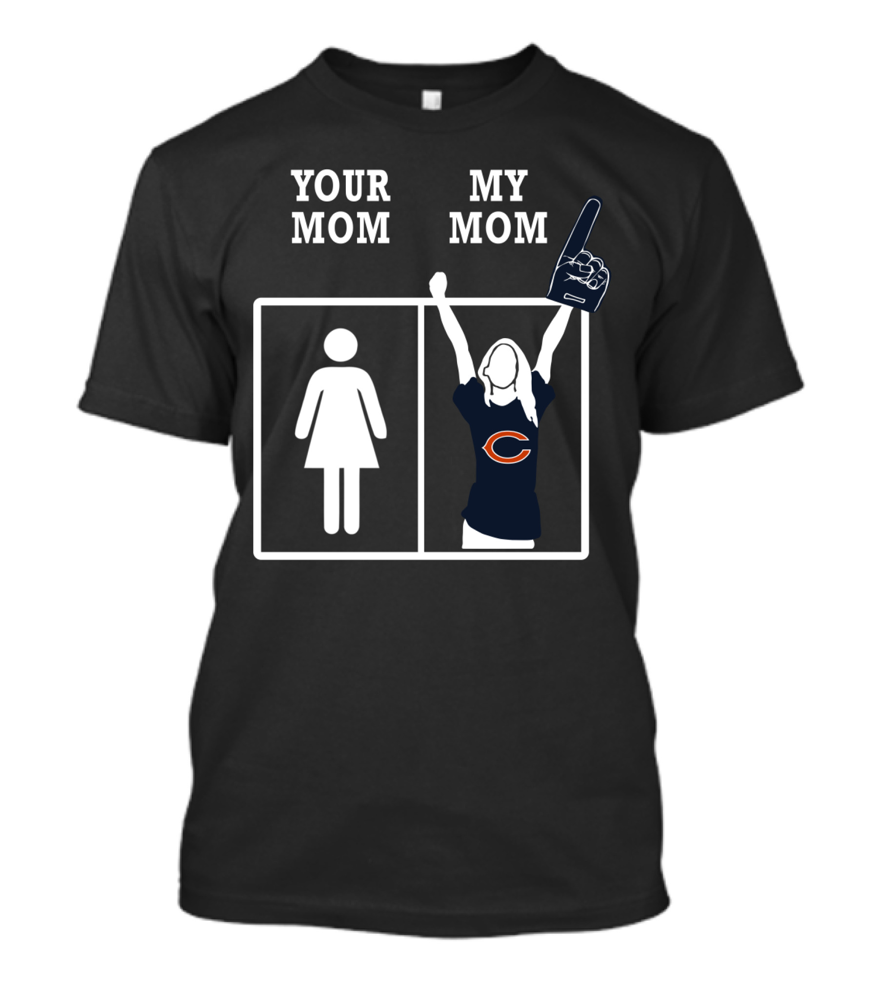 Your Mom My Mom Chicago Bears T-Shirt