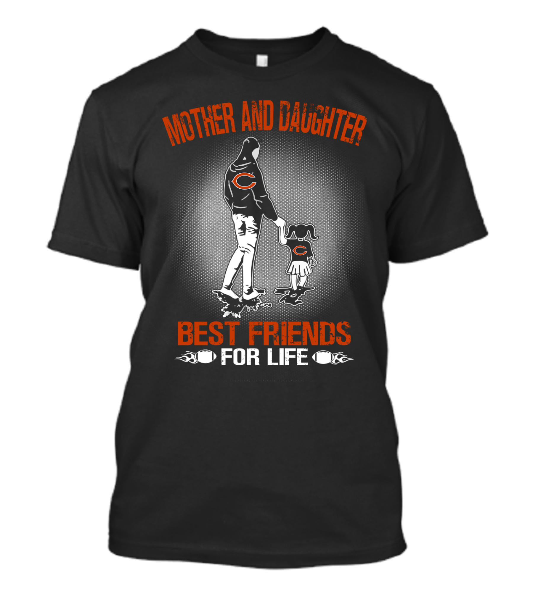 Mother And Daughter Chicago Bears Best Friends For Life T-Shirt